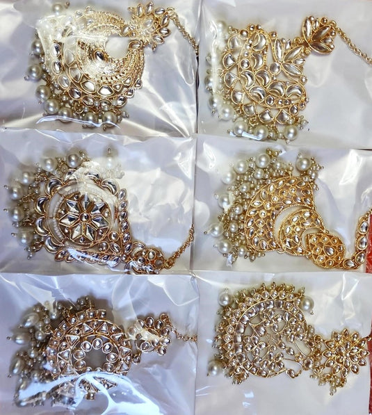 Meenakari Ethnic Kundan Mangtikka