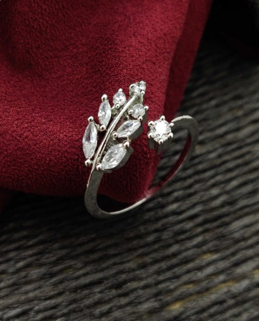 Premium AAA Grade Cubic Zircon/American Diamond - Finger Ring