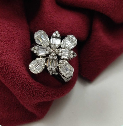 Premium AAA Grade Cubic Zircon/American Diamond - Finger Ring