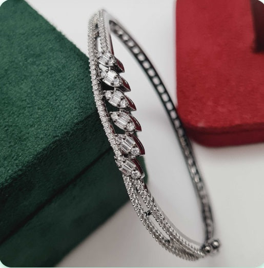 Premium AAA Grade Cubic Zircon / American Diamond Bangle