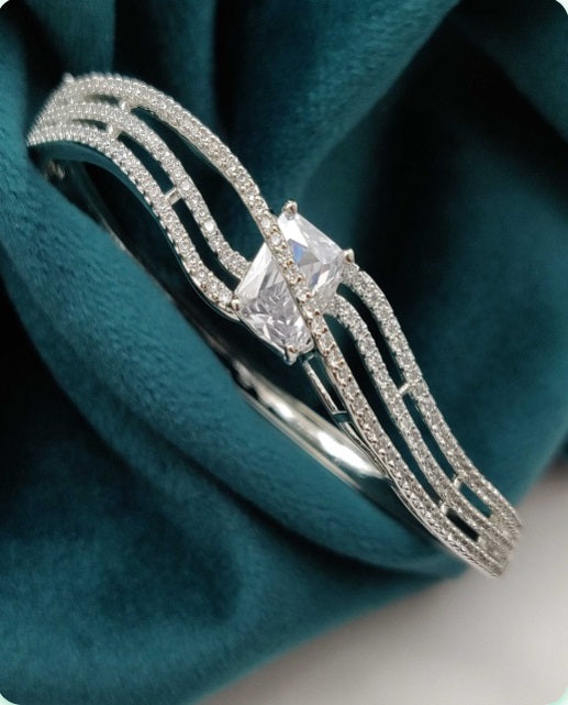 Premium AAA Grade Cubic Zircon / American Diamond Bangle