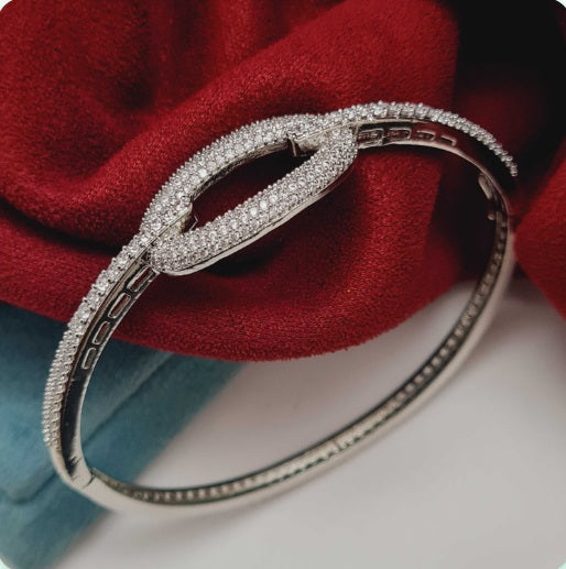 Premium AAA Grade Cubic Zircon / American Diamond Bangle