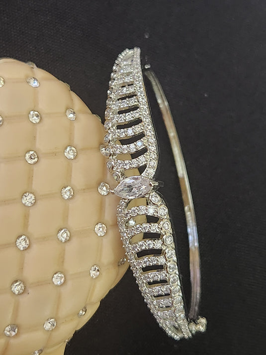 Premium AAA Grade Cubic Zircon / American Diamond Bangle