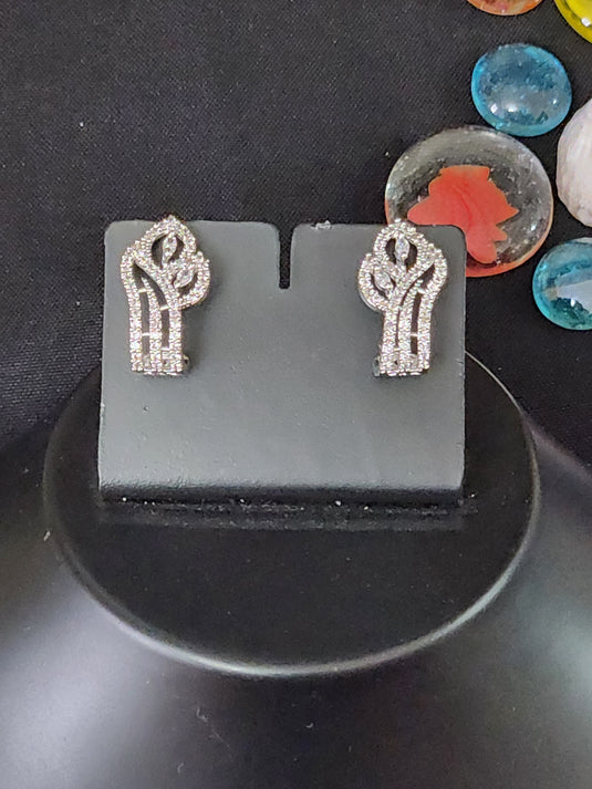 Premium AAA Grade Cubic Zircon/American Diamond Stud Earrings