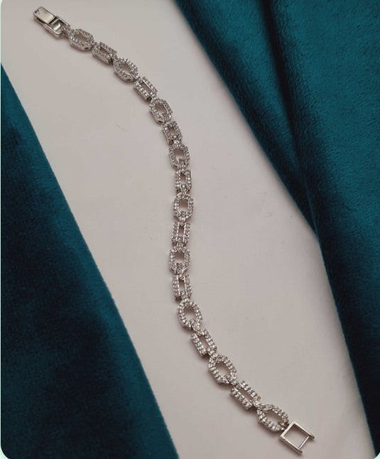 Premium AAA Grade Cubic Zircon / American Diamond Bracelet