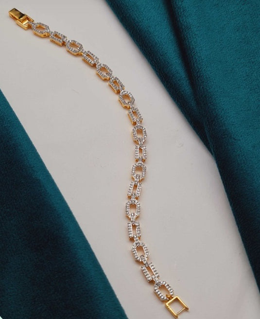 Premium AAA Grade Cubic Zircon / American Diamond Bracelet