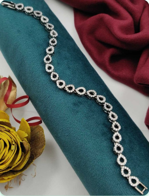 Premium AAA Grade Cubic Zircon / American Diamond Bracelet