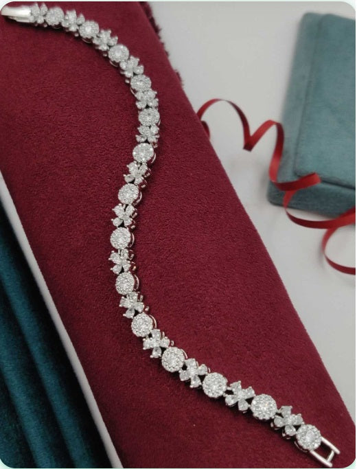 Premium AAA Grade Cubic Zircon / American Diamond Bracelet