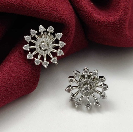 Premium AAA Grade Cubic Zircon/American Diamond Stud Earrings