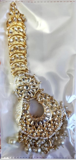 Meenakari Ethnic Kundan Mangtikka