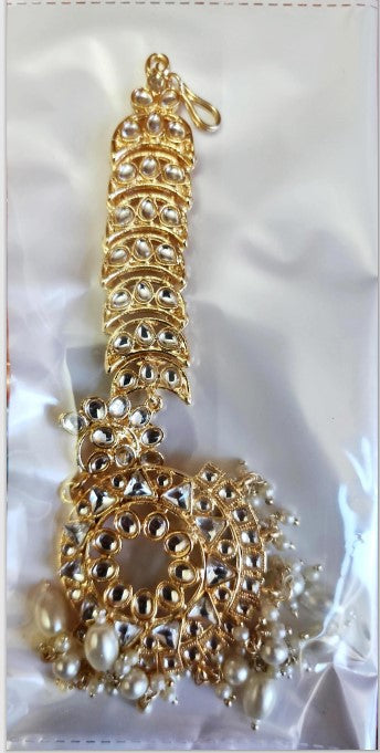 Meenakari Ethnic Kundan Mangtikka