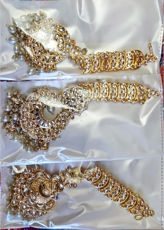 Meenakari Ethnic Kundan Mangtikka