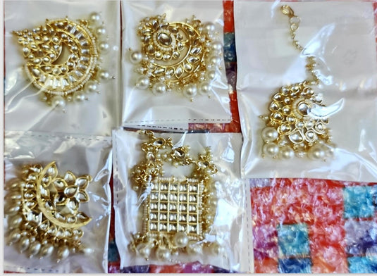 Meenakari Ethnic Kundan Mangtikka