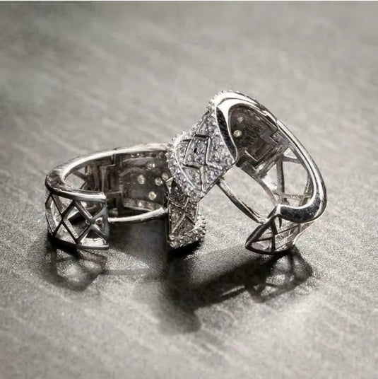 Luxury Premium Quality AD Collection Cubic Zircon Earrings - Small Hoop & Stud Earrings