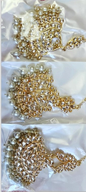 Meenakari Ethnic Kundan Mangtikka