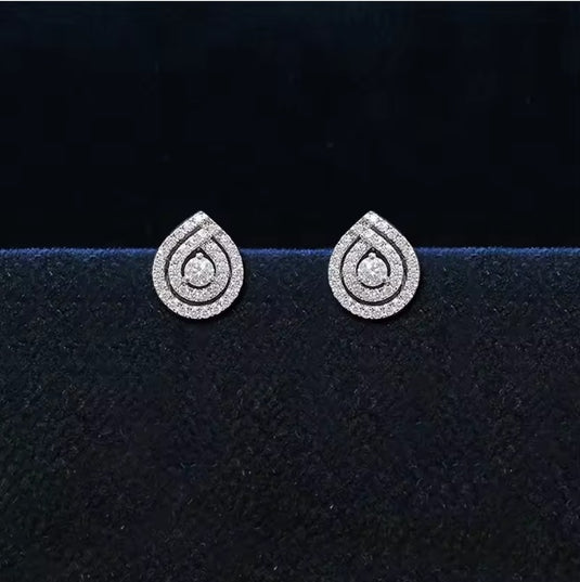 Premium AAA Grade Cubic Zircon/American Diamond Stud Earrings