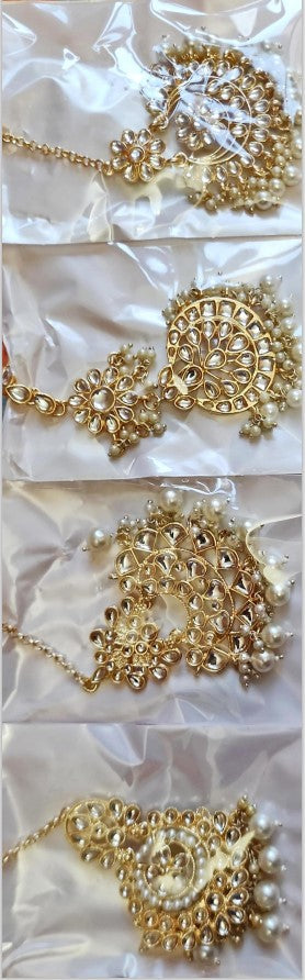 Meenakari Ethnic Kundan Mangtikka