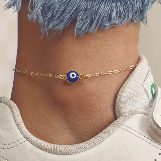 Evil Eye Charm Anklet