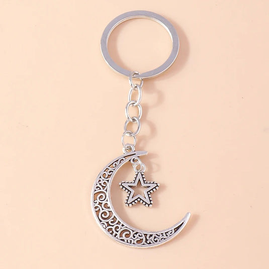 Moon Star Bag Charm / Keychain