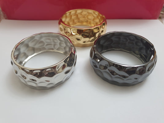 Stylish Formal and Casual wear Hollow Wide Bangle