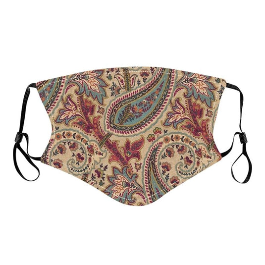 Pretty Printed Adjustable Cotton Masks for Adults