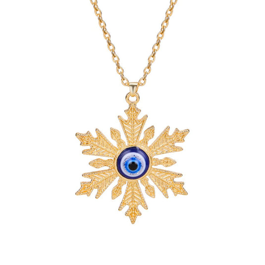 Blue Evil Eye Fashion Pendant