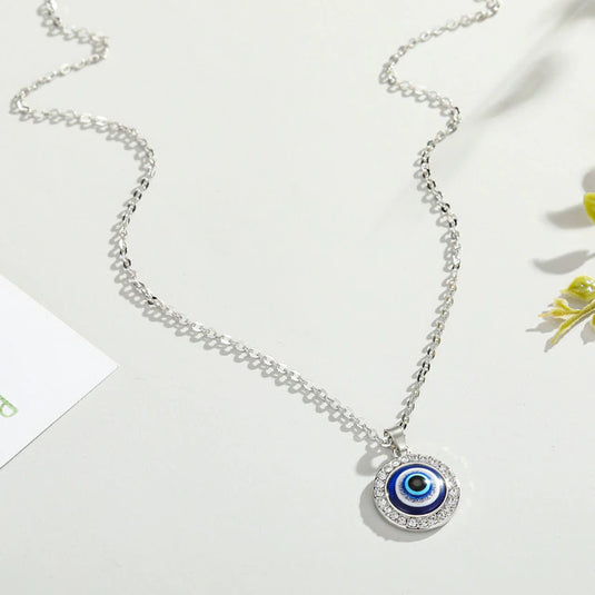 Blue Evil Eye Fashion Pendant