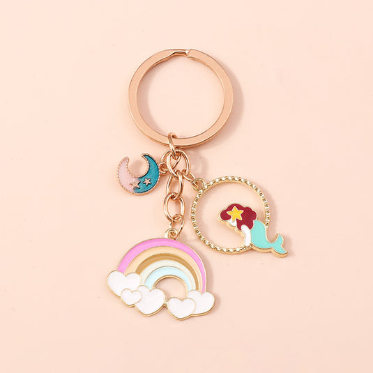 Rainbow & Mermaid Bag Charms / Keychain