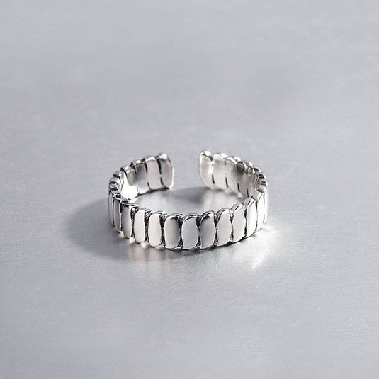 925 Silver Adjustable Stylish Formal Finger Rings