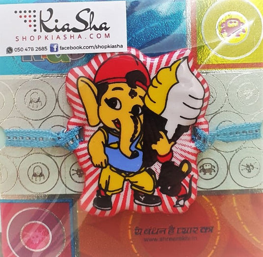 Cute Kids Rakhi packs with Belgian Chocolates and a Personalised Card includes Free Delivery