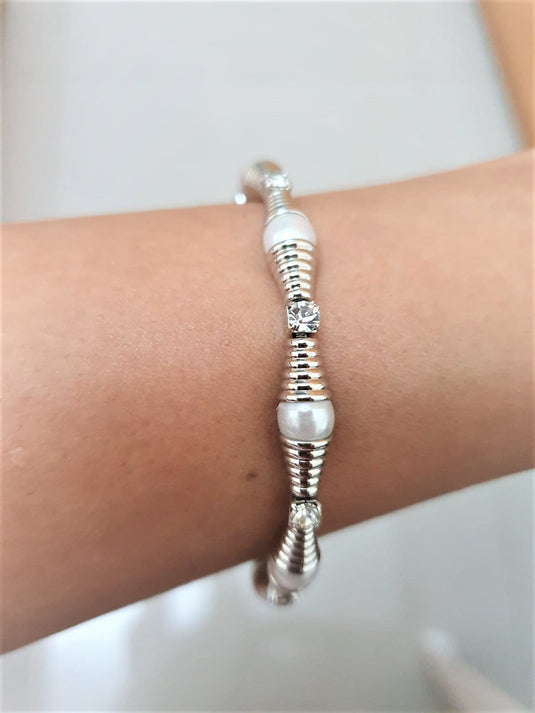 Multi Layer Adjustable Crystal Beaded Bracelets