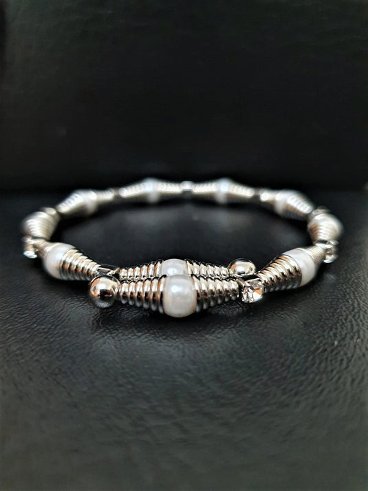 Multi Layer Adjustable Crystal Beaded Bracelets