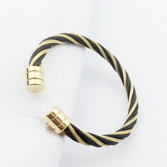 Vintage Fashion Titanium Steel Cuff Bracelet / Bangle To Go For Any Occasion