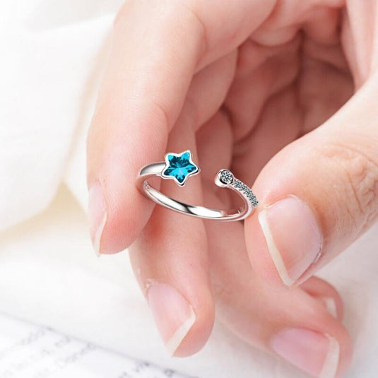 925 Silver Adjustable Stylish Formal Finger Rings