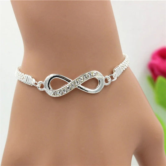 Gorgeous Infinity Designed Metallic Bracelet