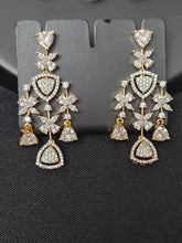 Load image into Gallery viewer, Premium AAA Grade Cubic Zircon / American Diamond Sets - Necklace &amp; Earrings