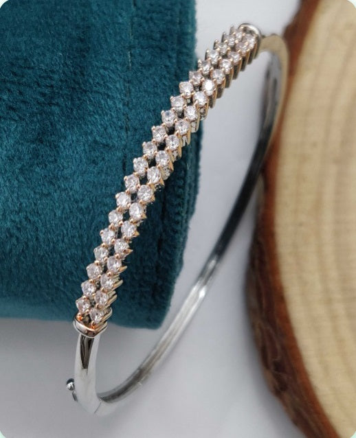 Premium AAA Grade Cubic Zircon / American Diamond Bangle
