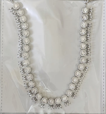 Premium AAA Grade Cubic Zircon / American Diamond Sets - Necklace & Earrings