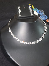 Load image into Gallery viewer, Premium AAA Grade Cubic Zircon / American Diamond Sets - Necklace &amp; Earrings