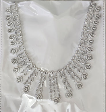 Premium AAA Grade Cubic Zircon / American Diamond Sets - Necklace & Earrings
