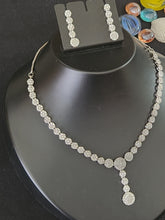 Load image into Gallery viewer, Premium AAA Grade Cubic Zircon / American Diamond Sets - Necklace &amp; Earrings
