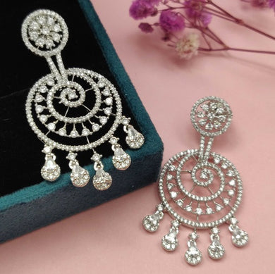 Premium AAA Grade Cubic Zircon/American Diamond Drop Earrings