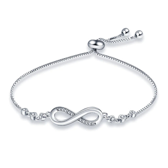 925 Silver Bracelet in an Infinity Design