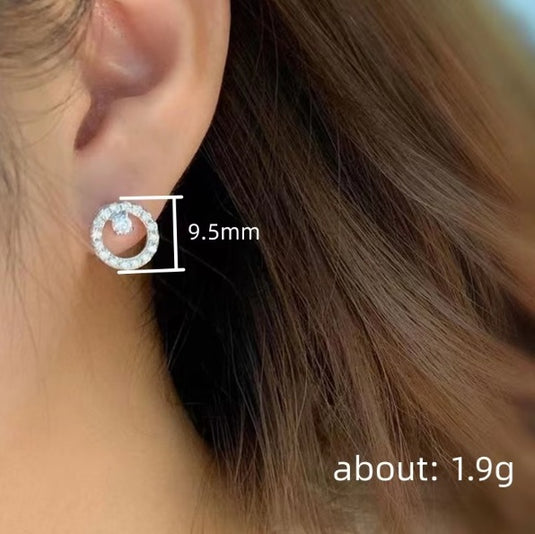 Premium AAA Grade Cubic Zircon/American Diamond Stud Earrings