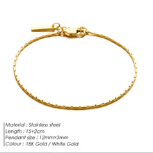 Load image into Gallery viewer, 18k Gold Plated Stainless Steel Anti Tarnish Wired Bracelet For Men &amp; Women