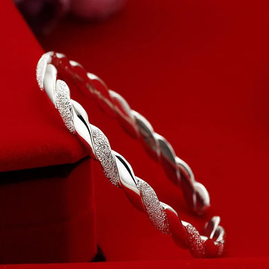 925 Silver Classic Adjustable Cuff Bangle