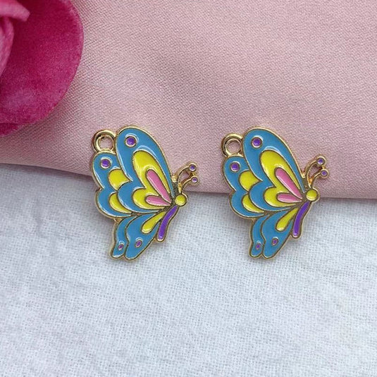 Butterfly Charm Pendant with Stainless Steel Chain