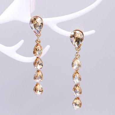 Yellow Zircon stones outlined in Gold classic wear danglers