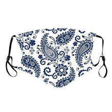 Load image into Gallery viewer, Pretty Printed Adjustable Cotton Masks for Adults