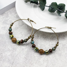Load image into Gallery viewer, Classic Indo Western Drop Earrings with an Ethnic Look